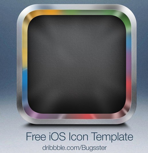 Blank App Icon Template