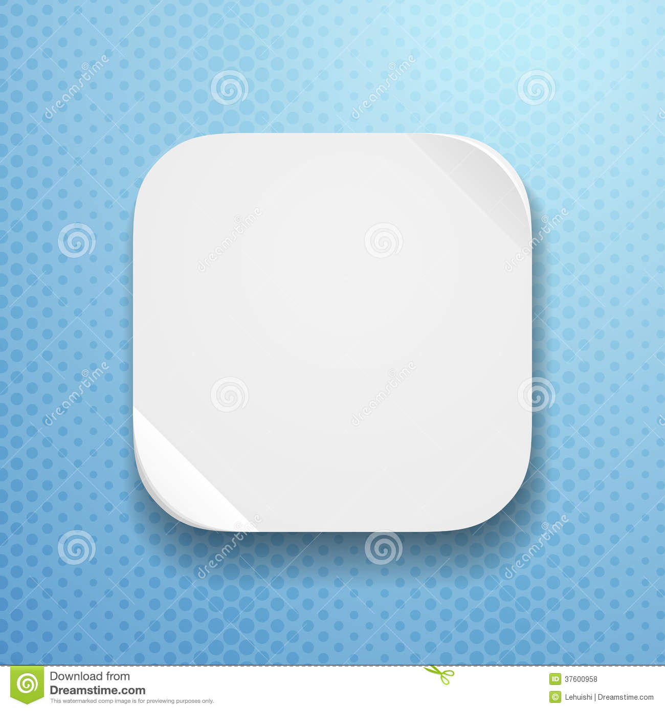 Blank App Icon Template