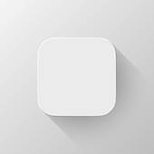 Blank App Icon Template