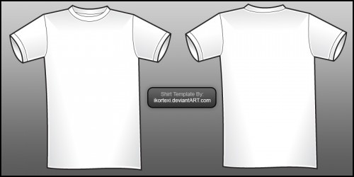 Blank T-Shirt Template