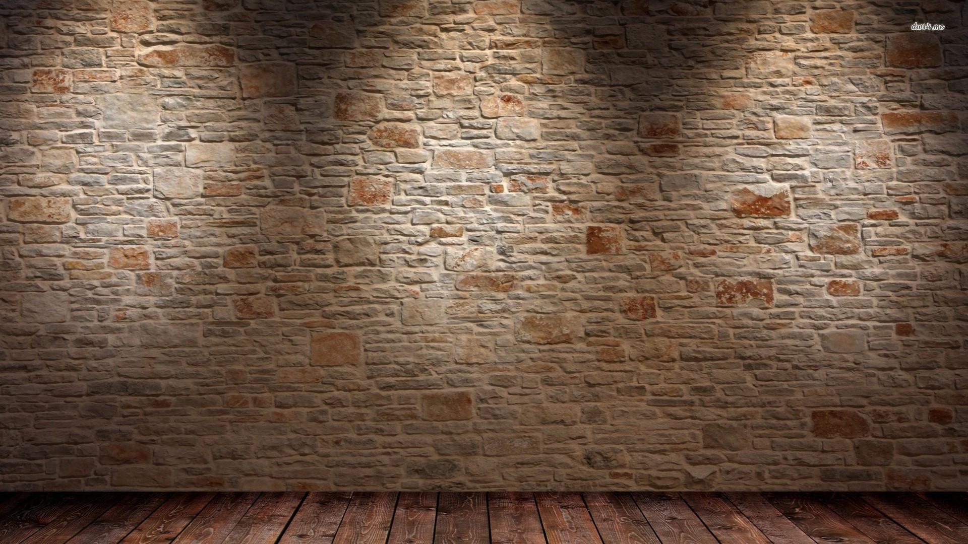 Brick Walls and Wood Floor