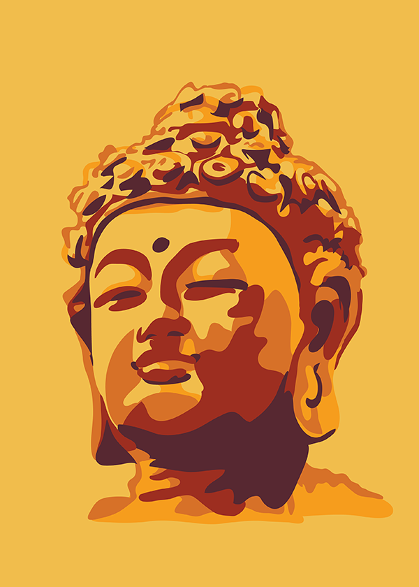 Gautama Buddha Illustration Ad Gautama Illustration Buddha In 2021 Illustration Gautama Buddha Buddha