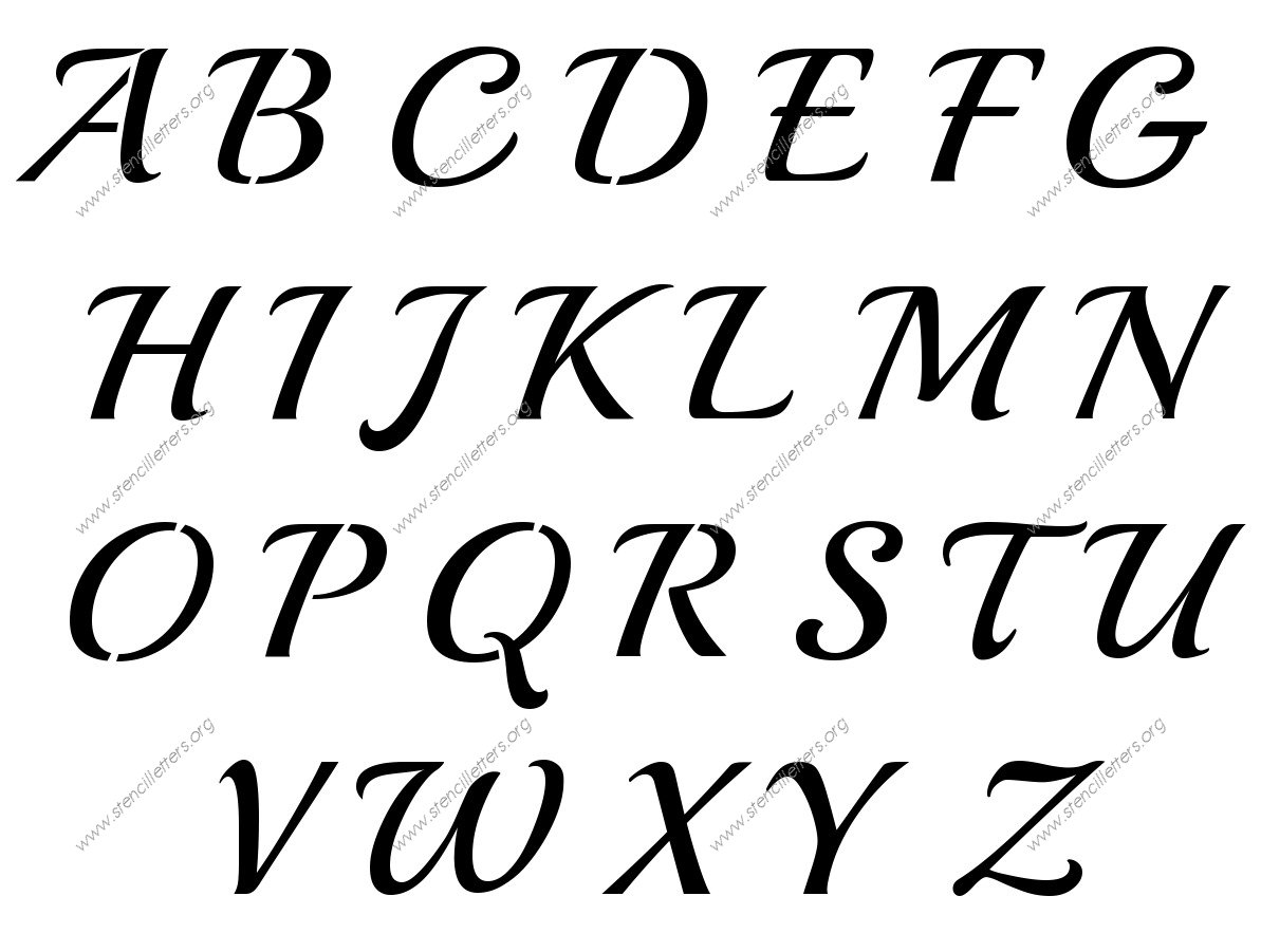 21 Calligraphy Alphabet Template Images - Old English Calligraphy Regarding Fancy Alphabet Letter Templates