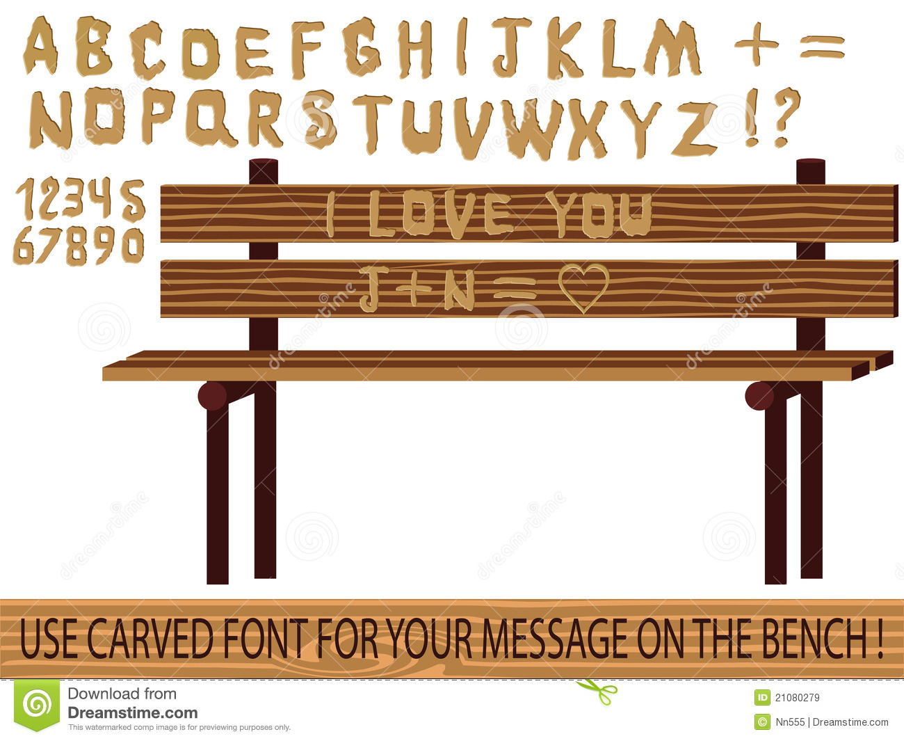 Carved Wood Font Free