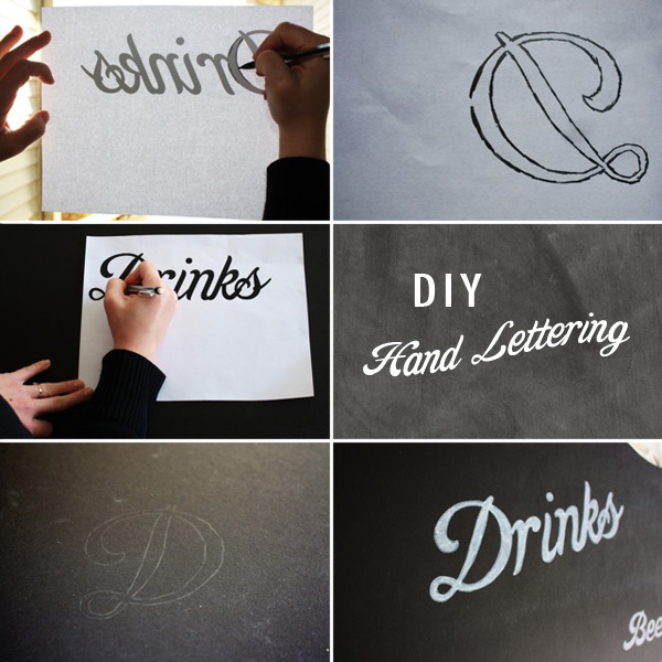 Chalkboard Lettering DIY Chalkboard Lettering DIY
