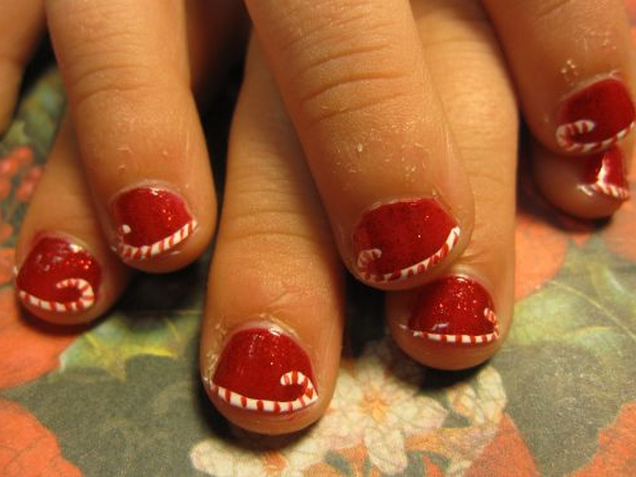 Christmas Acrylic Nails Christmas Acrylic Nails