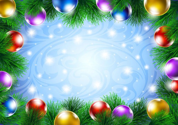 Christmas Border Vector Free