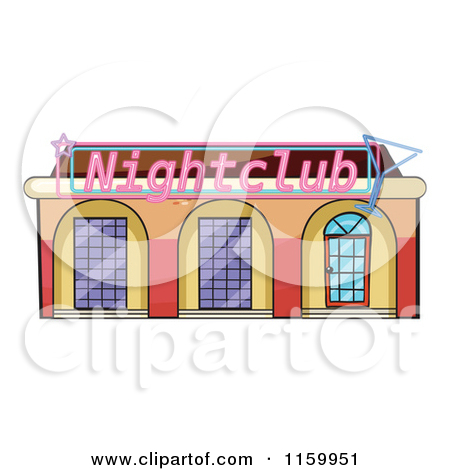 Club Building Clip Art