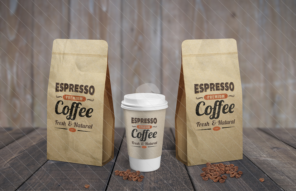 11 Coffee Bag PSD Mockup Images