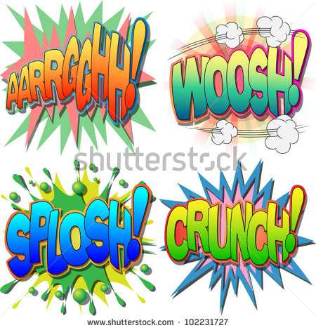 Comic Book Action Words Comic Book Action Words