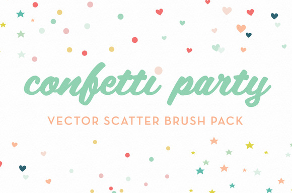 Confetti Photoshop Brush