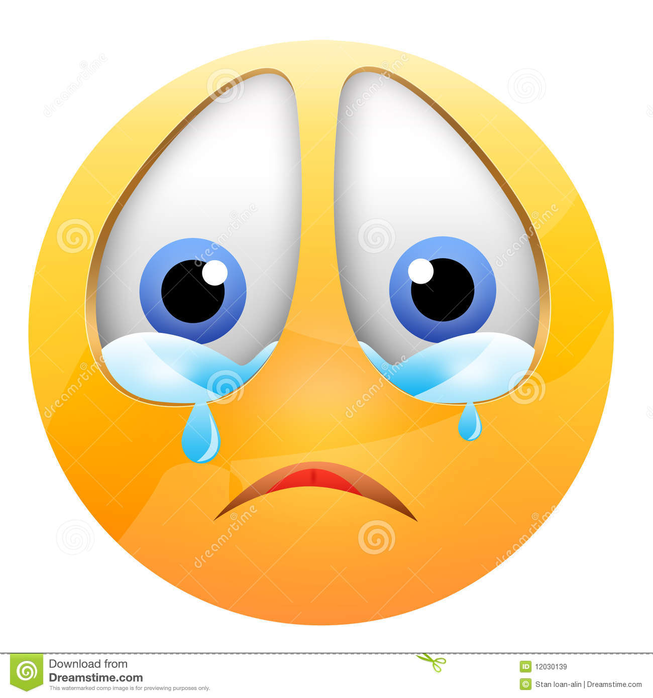 Crying Smiley Face Clip Art Free