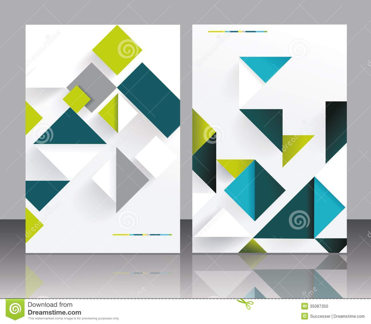 Cubes Template Brochure Design Elements Vector Arrows