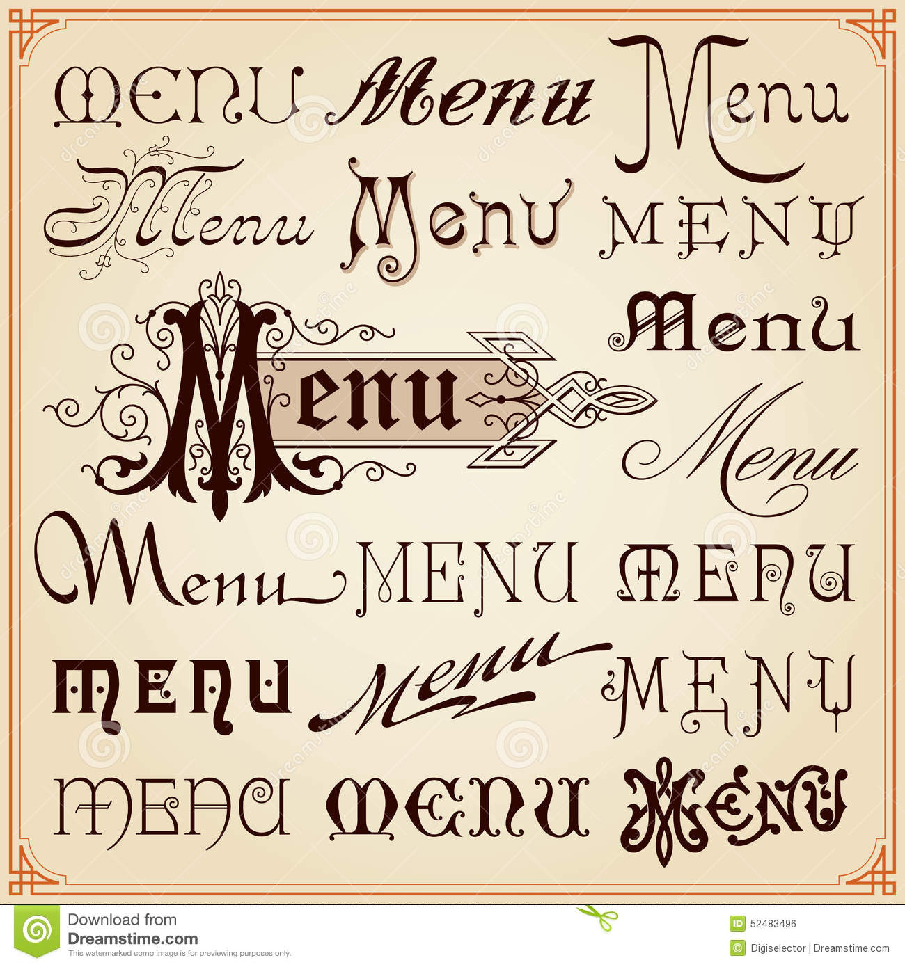 Decorative Vintage Fonts Styles