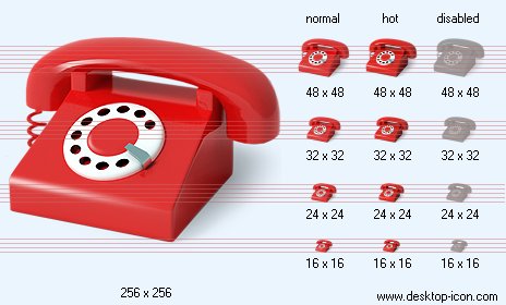 Desktop Phone Icon