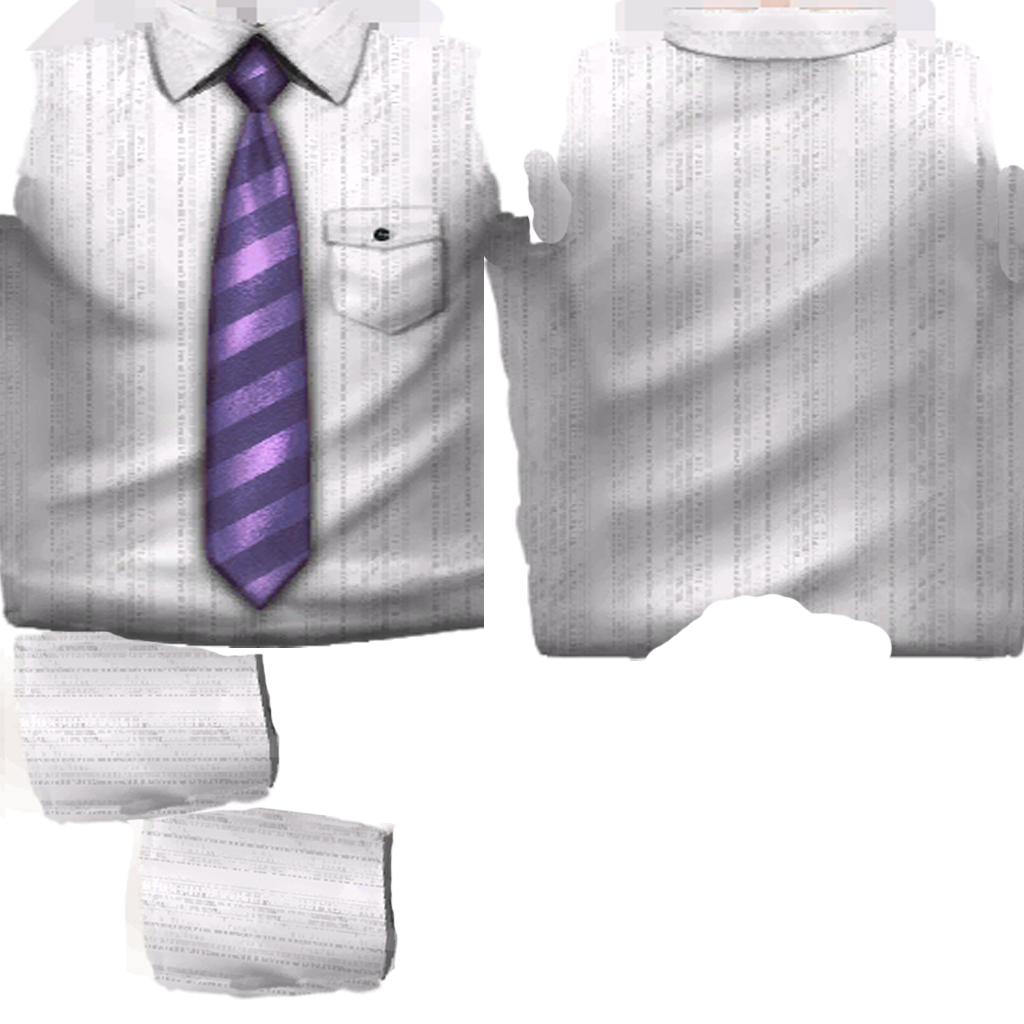 Dress Shirt Template Second Life