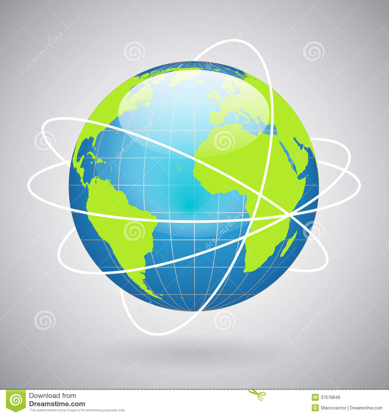 Earth Global Network Icon