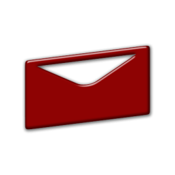 Email Envelope Icon Red