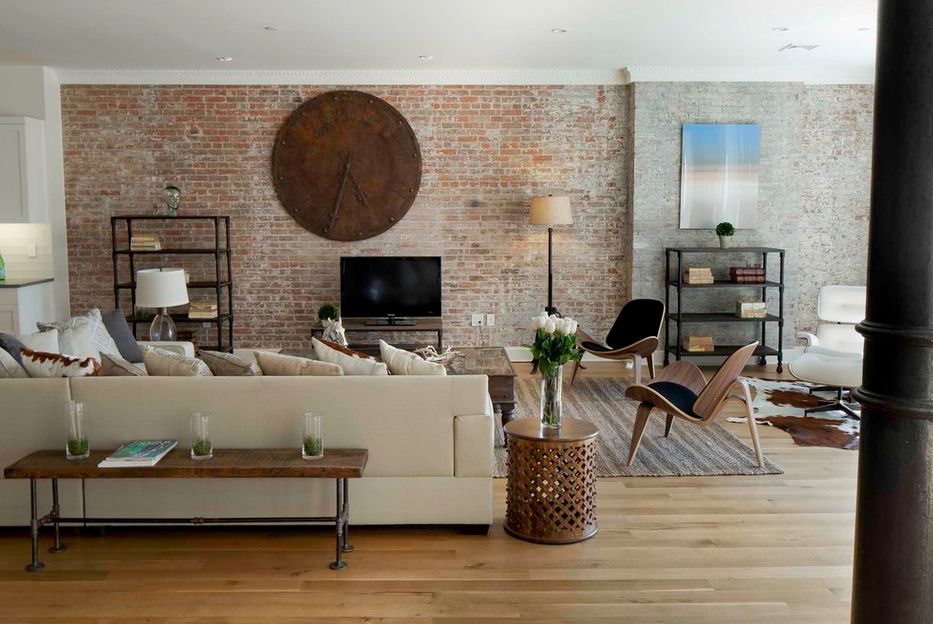 Exposed Brick Wall Living Room Exposed Brick Wall Living Room