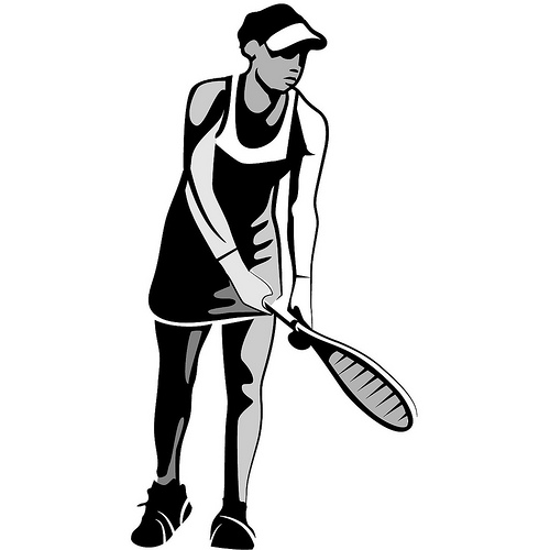 Female Tennis Player Clip Art