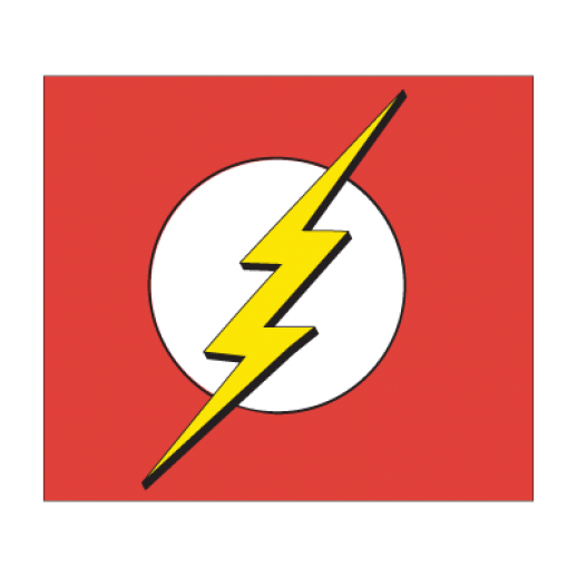 Flash Superhero Logo Vector