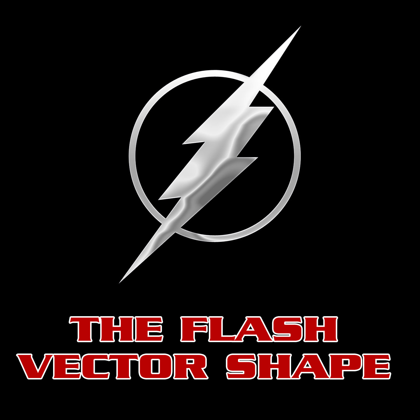 Flash Superhero Logo Vector