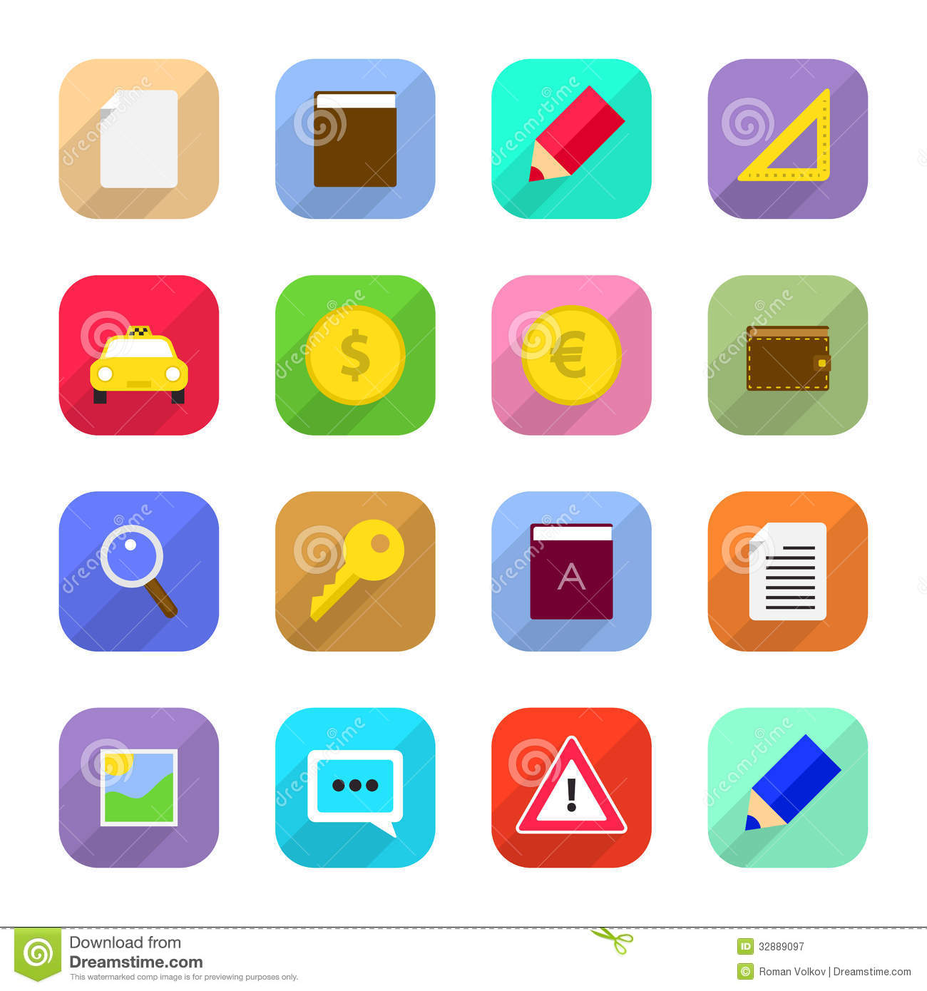 Flat Web Icons