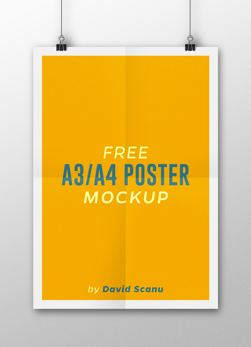 16 A4 PSD Mockup Templates Images