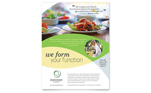 Food Catering Flyer Template Food Catering Flyer Template