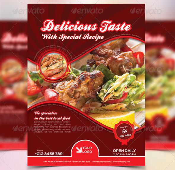 Food Flyer Templates Free