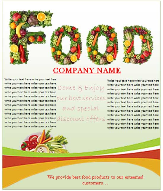 Food Sale Flyer Template