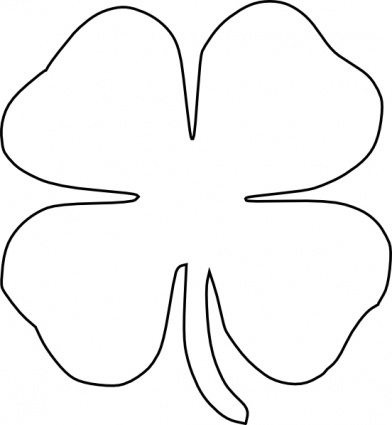Four Leaf Clover Clip Art Four Leaf Clover Clip Art