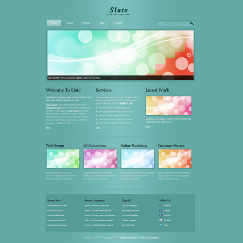 Free Dreamweaver Web Design Templates