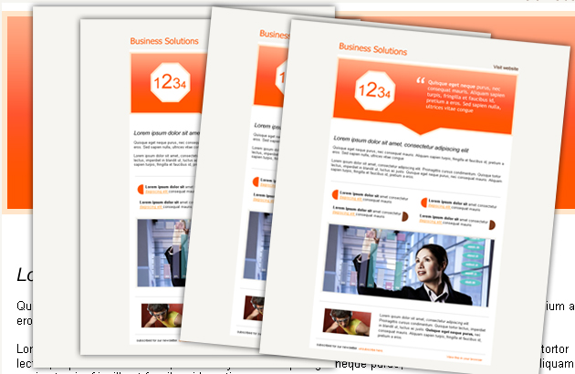 Free Email Newsletter Templates Free Email Newsletter Templates