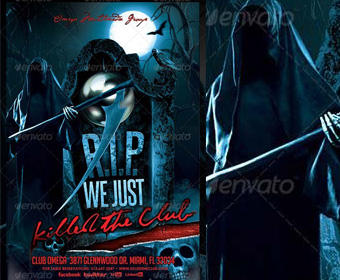 Free Halloween PSD Flyer Template Free Halloween PSD Flyer Template