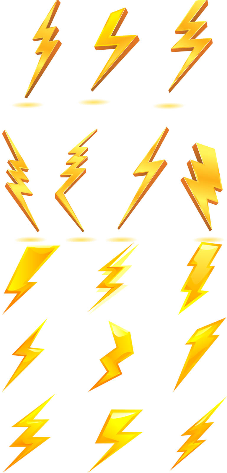 Free Lightning Vector Free Lightning Vector