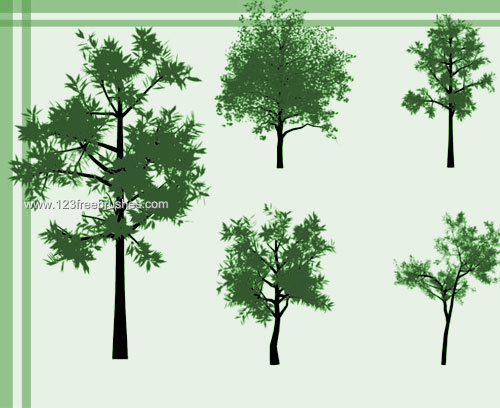 Free Photoshop Tree Brushes