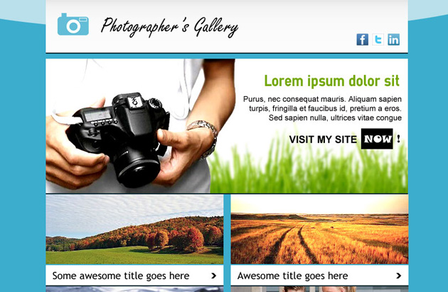 Free Psd Newsletter Template Free Psd Newsletter Template