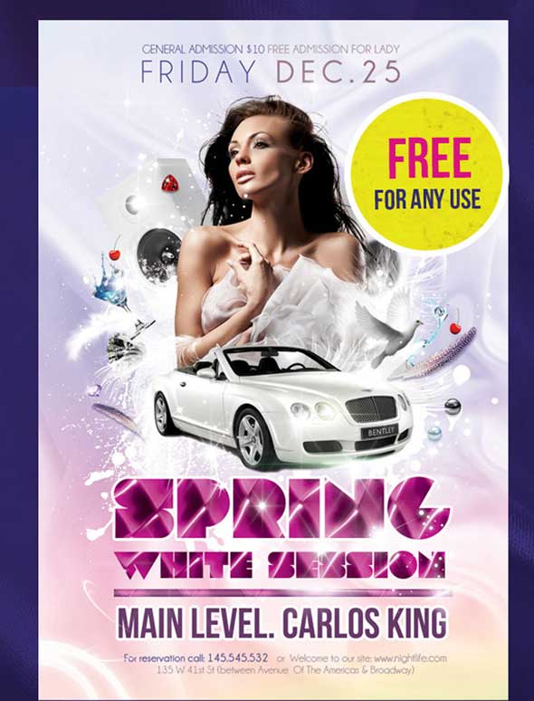 Free Psd Party Flyer Template Free Psd Party Flyer Template