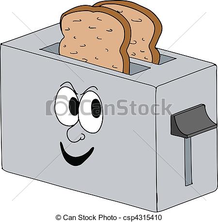 Free Vector Clip Art Toaster