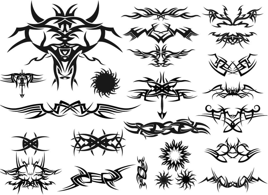 Free Vector Tribal Tattoo Designs Free Vector Tribal Tattoo Designs