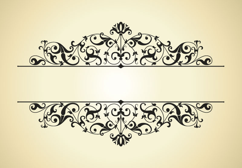 14 Free Vector Borders Vintage Images