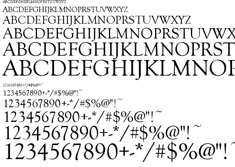 Goudy Old-Style Font