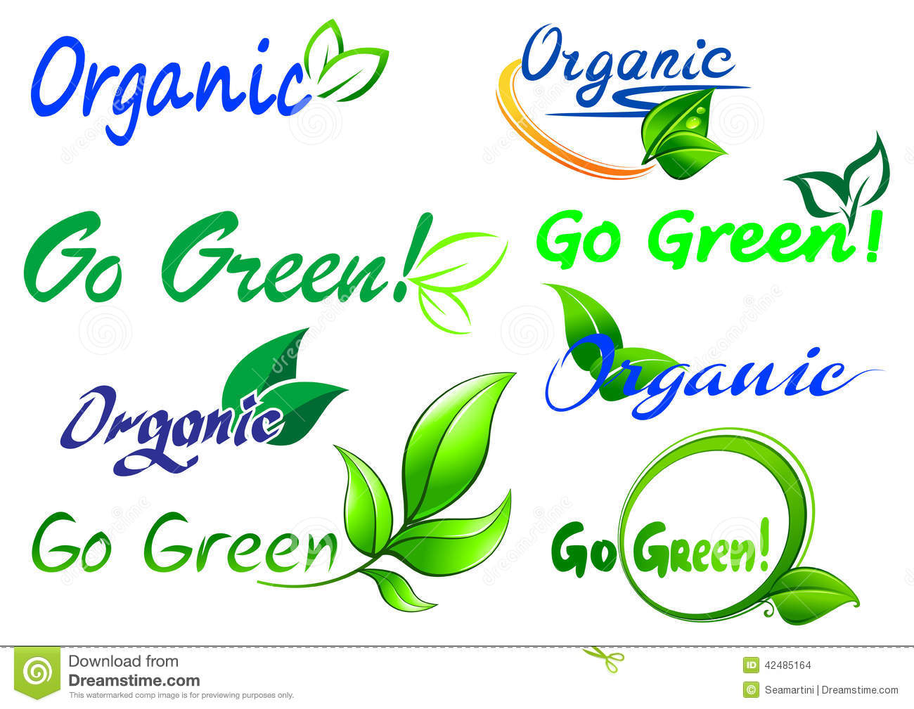 Green Symbols and Icons Green Symbols and Icons