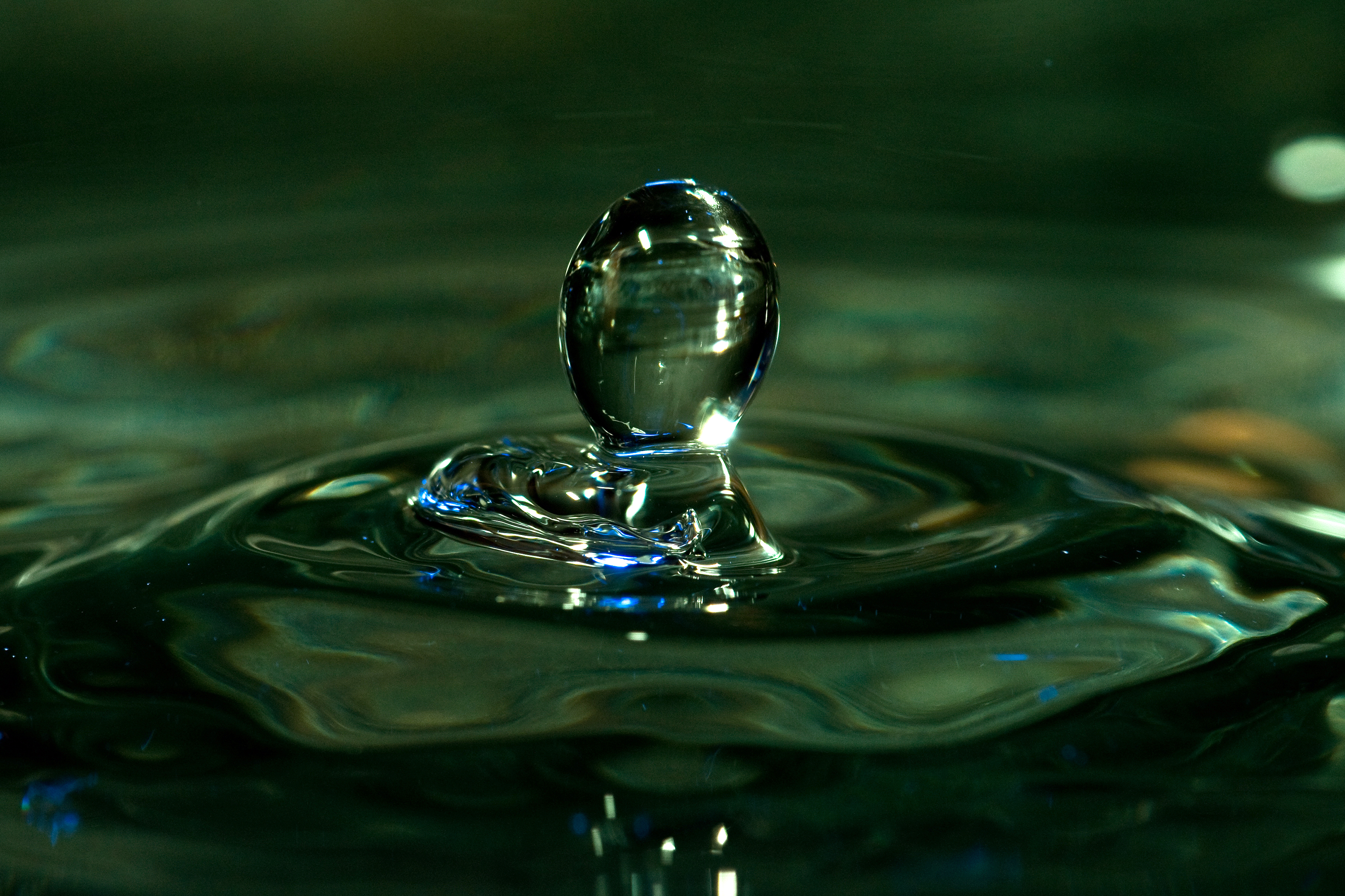 Green Water Drop