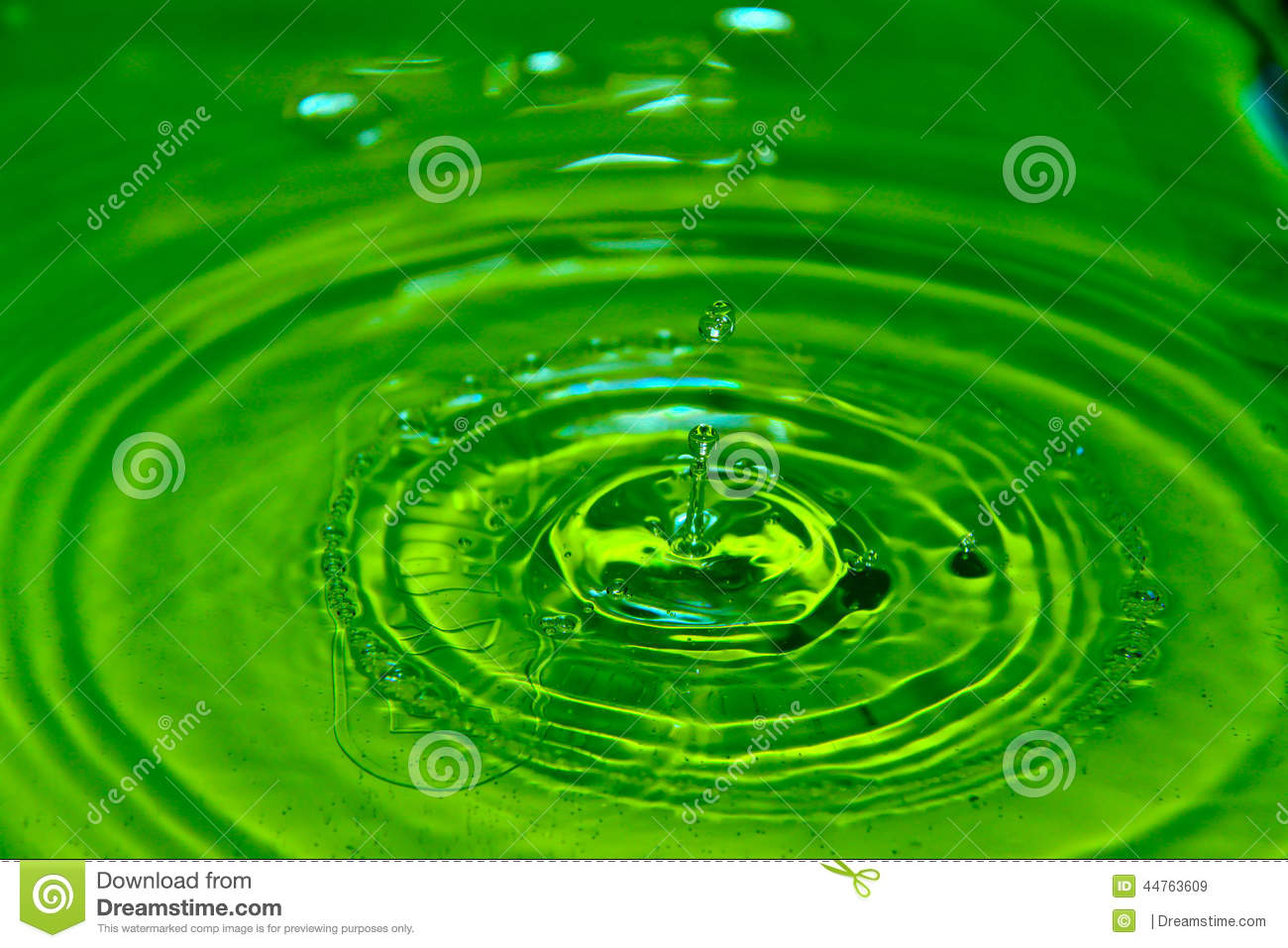 Green Water Drop