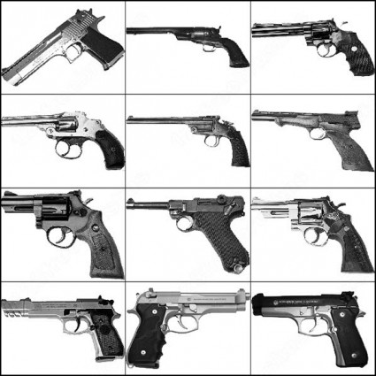 Guns Photoshop Brushes Free