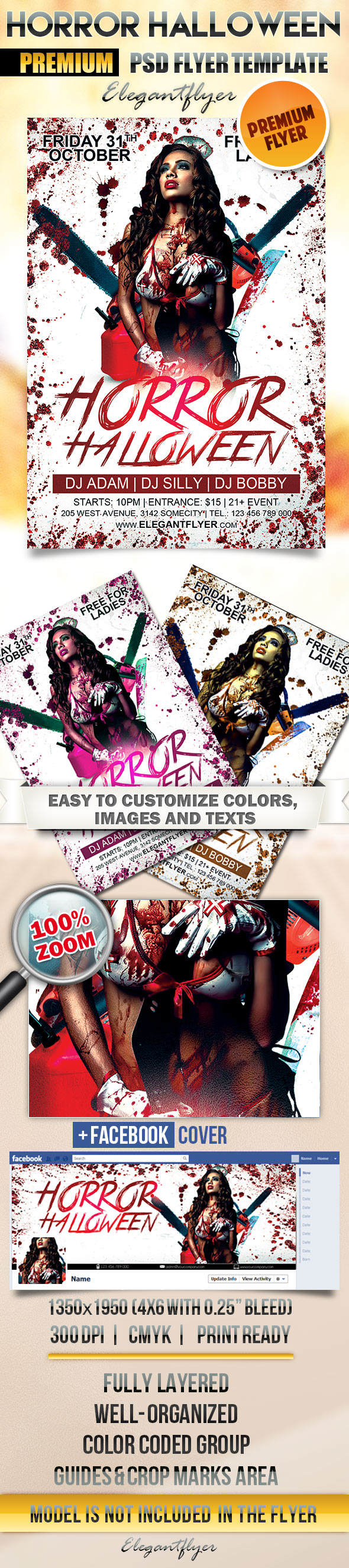 Halloween Flyer Templates Photoshop