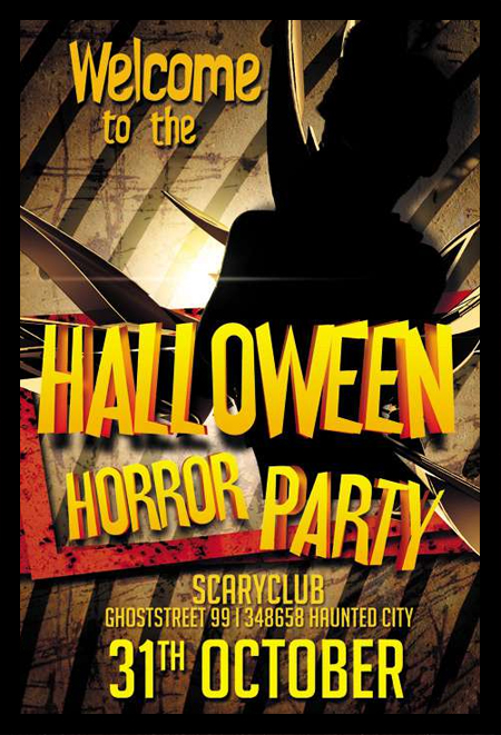 Halloween Party Flyer Template