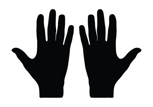 Hands Silhouette Vector Free